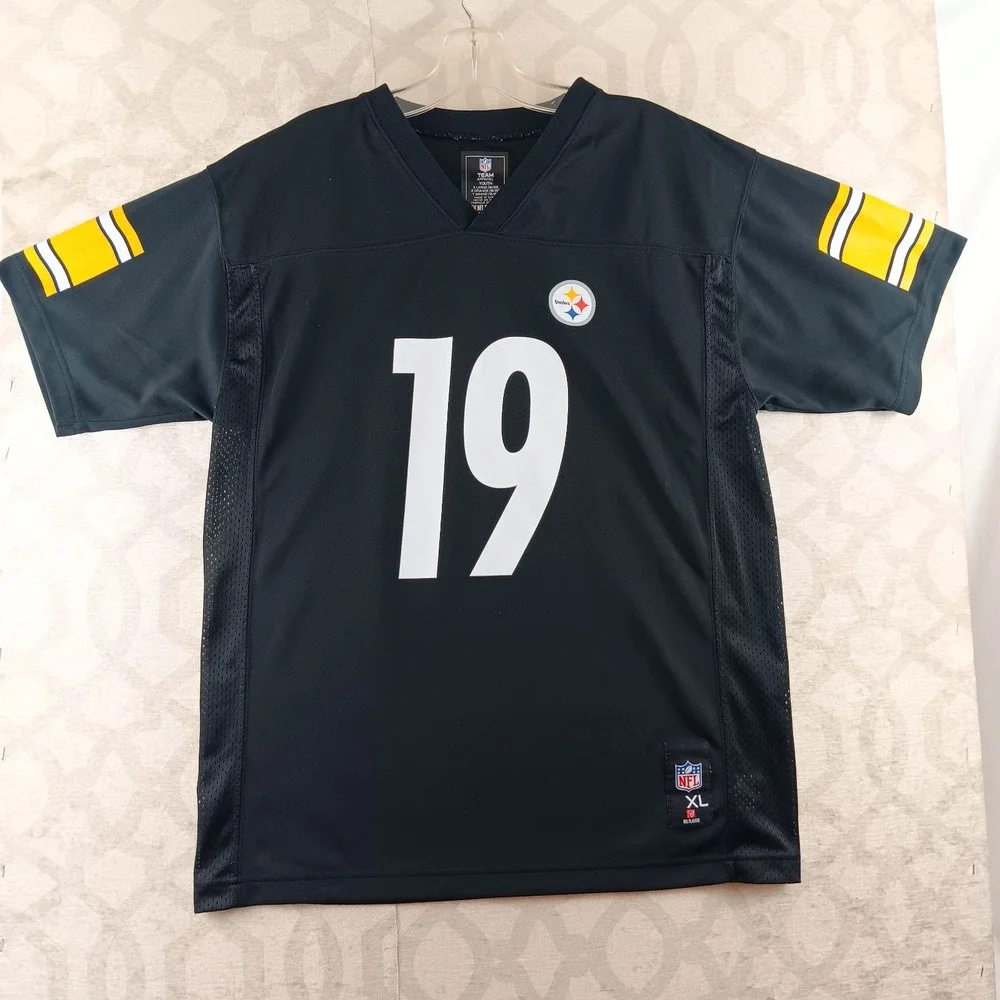 Juju‎ Smith Schuster Pittsburgh Steelers Jersey Youth Extra Large Black NFL